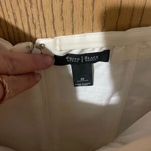 White House Black Market white dress